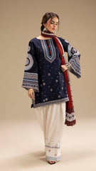 Rangrez Farshi Shalwar Emb 3pc