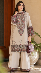 Summer Luxury Emb 3pc Set