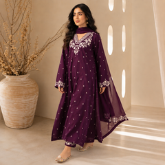 Rivaj Embroidered 3Pc