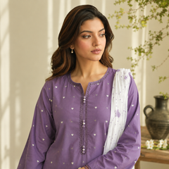 Rose Emb Farshi Shalwar 3pc