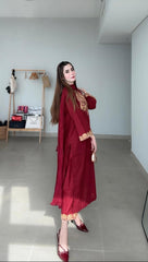 Naqshi Embroidered 3pc