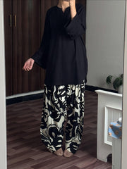 Black/White Digital Farshi Shalwar Set
