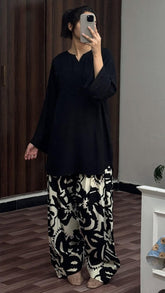 Black/White Digital Farshi Shalwar Set