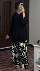 Black/White Digital Farshi Shalwar Set