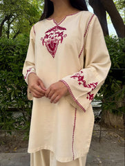 Loqab Emb Farshi Shalwar Set