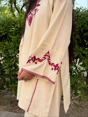 Loqab Emb Farshi Shalwar Set
