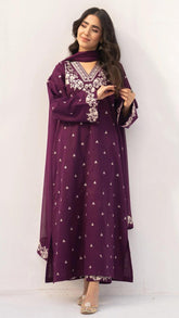 Rivaj Embroidered 3Pc