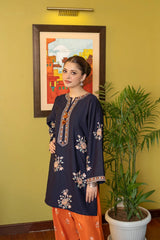 Chand Emb Farshi Shalwar Set