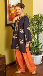 Chand Emb Farshi Shalwar Set