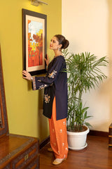 Chand Emb Farshi Shalwar Set