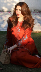 Khaddar Emb Co Ord Set