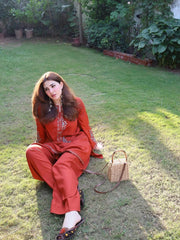 Khaddar Emb Co Ord Set