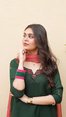 Hasena Emb Farshi Shalwar Set