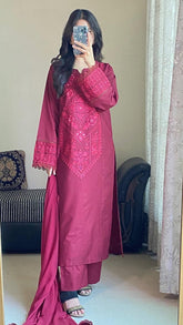 Roha Embroidered 3pc