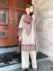 Summer Luxury Emb 3pc Set