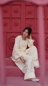 Malai Farshi Shalwar Set