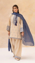 Binaf Emb Farshi Shalwar 3pc