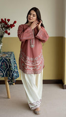 Falak Emb Farshi Shalwar Set