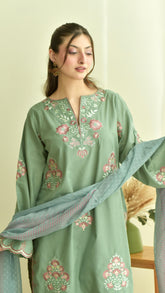 Pari Emb Farshi Shalwar 3pc