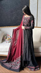 Ajrak Mirror Emb 3pc