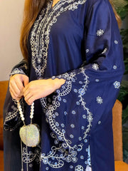 Elbella Embroidered 3pc