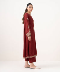 Saphair Emb Shawl 3Pc