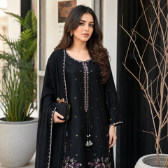Noun Emb Farshi Shalwar 3pc