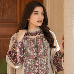 Summer Luxury Emb 3pc Set