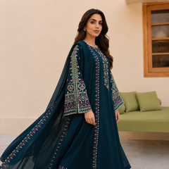 Adab Embroidery 3pc