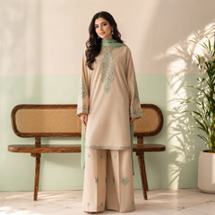 Inzi Embroidered 3pc