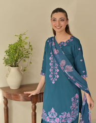 Ezma Emb Farshi PLazo 3pc