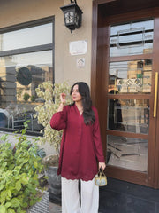 Afsha Emb Farshi Shalwar Set