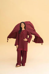 Meherza Emb Farshi Shalwar