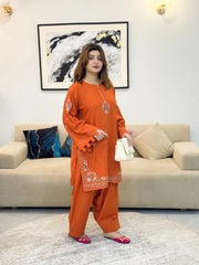 Zobia Embroidered Set