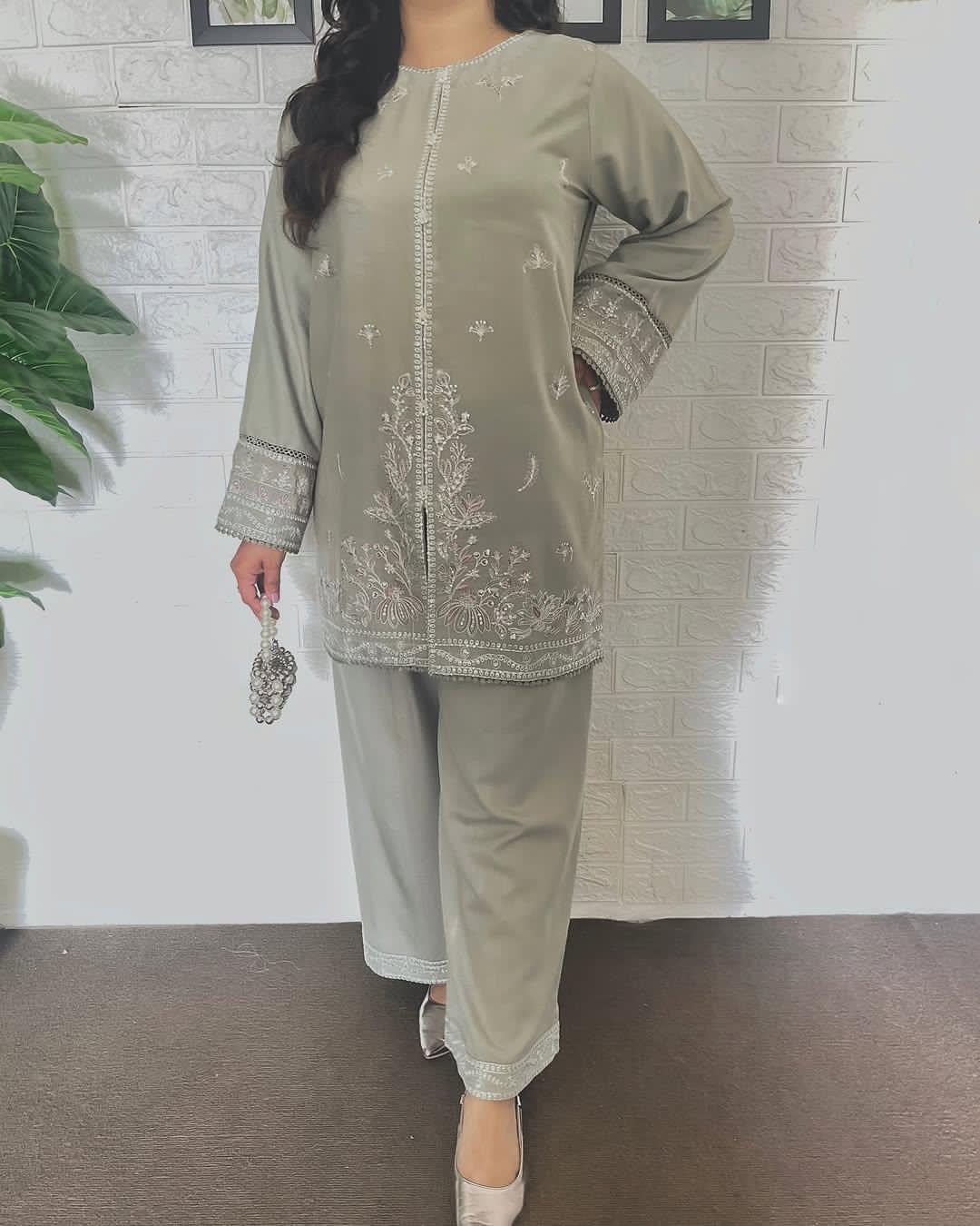 Jenifer Embroidery Co-ord Set