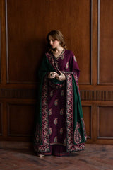 Hezlin Emb Shawl 3pc Set