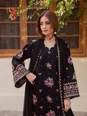 Black Ramona Emb 3pc Set