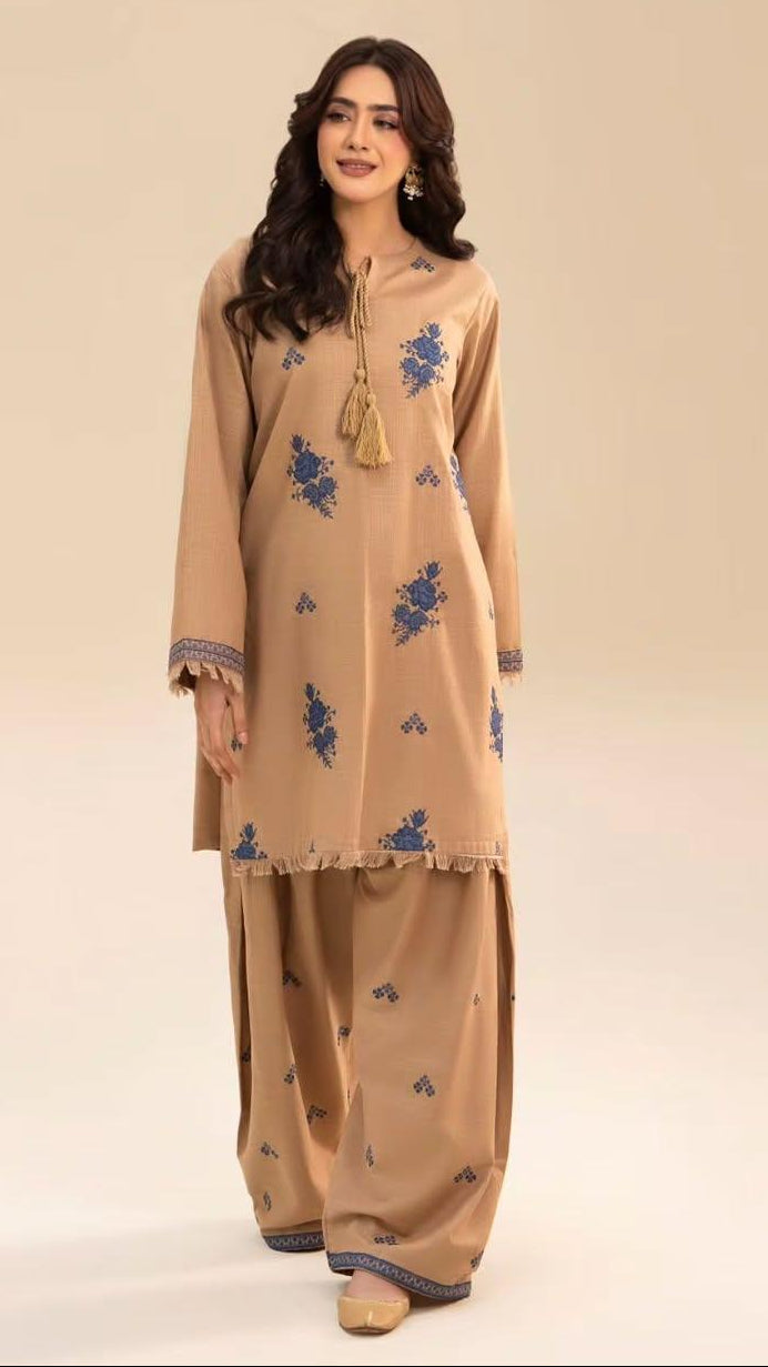 Reeza Emb Farshi Shalwar Set
