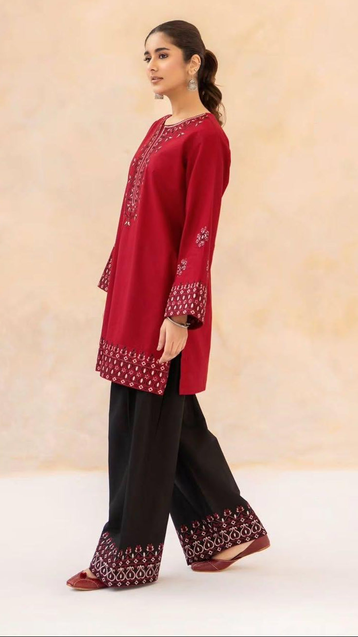 Zirwah Emb Farshi Shalwar Set
