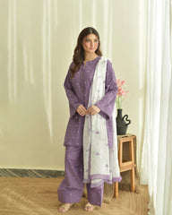 Rose Emb Farshi Shalwar 3pc
