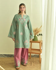 Pari Emb Farshi Shalwar 3pc