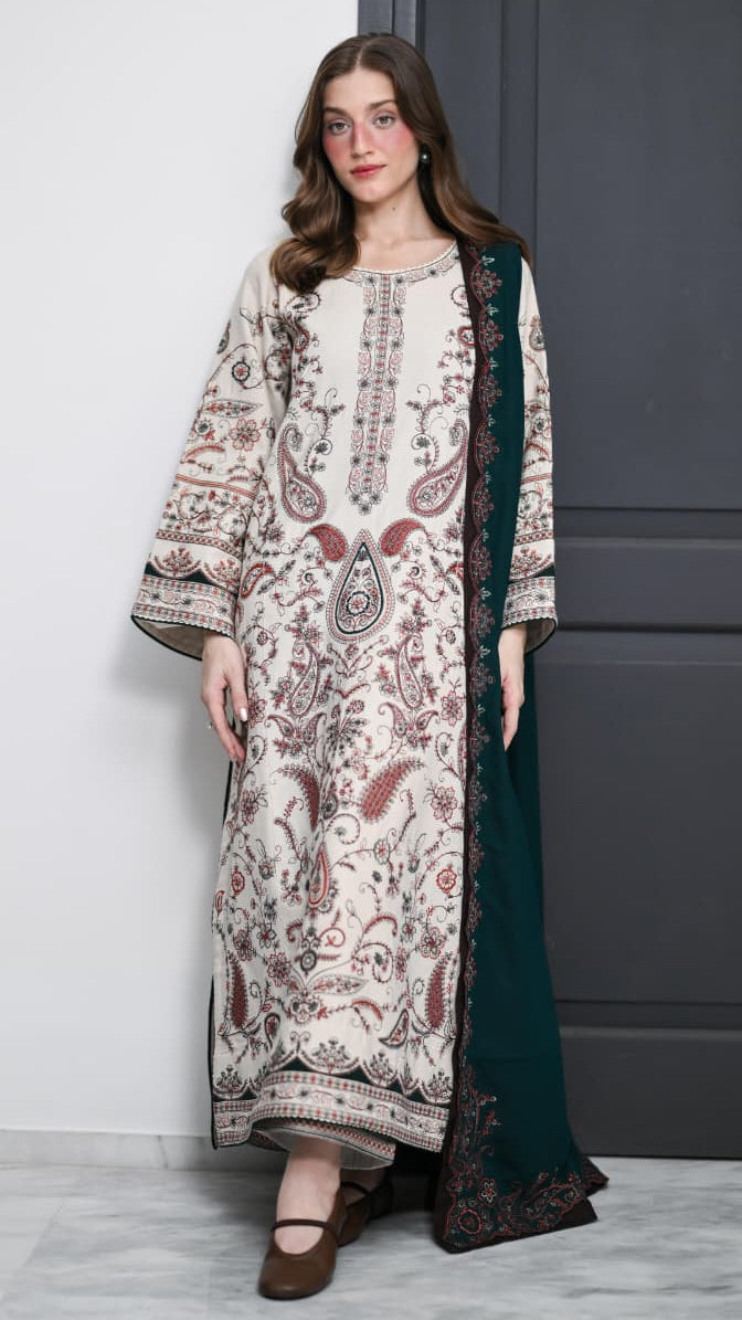 Zartaaj Heavy Emb 3pc