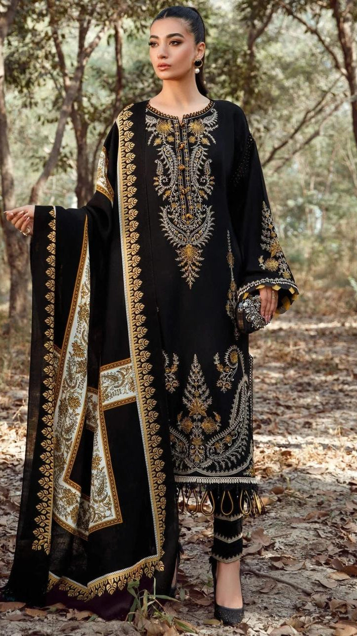 Fave Emb Shawl 3pc